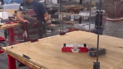 Robot in action